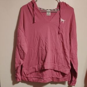 PINK Victoria's Secret Pink Long Sleeve Relaxed Hoodie